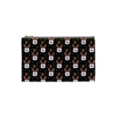 Bear Rein Deer Christmas Cosmetic Bag (Small)