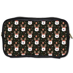 Bear Rein Deer Christmas Toiletries Bag (Two Sides)