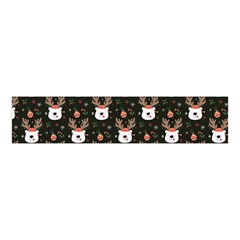 Bear Rein Deer Christmas Velvet Scrunchie