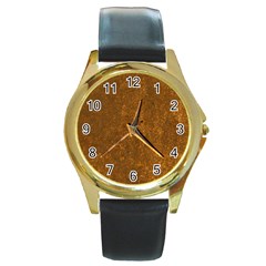 Gc (75) Round Gold Metal Watch