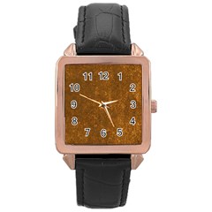 Gc (71) Rose Gold Leather Watch  by GiancarloCesari