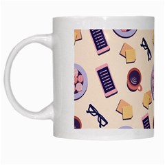 Breakfast Love Breakfast Love White Mugs by designsbymallika