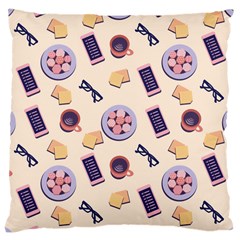 Breakfast Love Breakfast Love Large Cushion Case (one Side) by designsbymallika