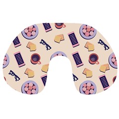 Breakfast Love Breakfast Love Travel Neck Pillow by designsbymallika