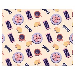 Breakfast Love Breakfast Love Double Sided Flano Blanket (medium)  by designsbymallika