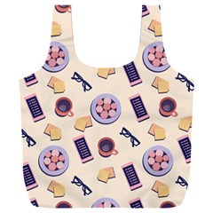 Breakfast Love Breakfast Love Full Print Recycle Bag (xxxl) by designsbymallika