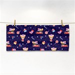 Cat Astro Love Hand Towel Front