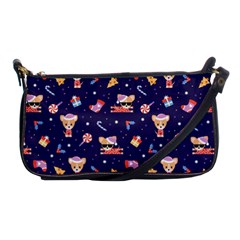 Cat Astro Love Shoulder Clutch Bag by designsbymallika