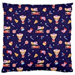 Cat Astro Love Large Cushion Case (Two Sides) Front