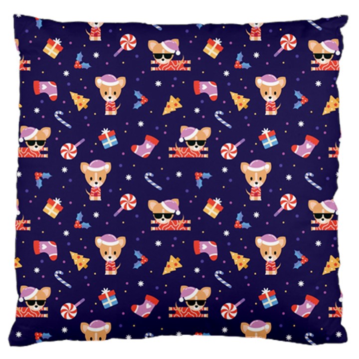 Cat Astro Love Large Cushion Case (Two Sides)