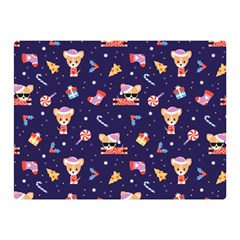 Cat Astro Love Double Sided Flano Blanket (mini)  by designsbymallika