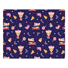 Cat Astro Love Double Sided Flano Blanket (large)  by designsbymallika