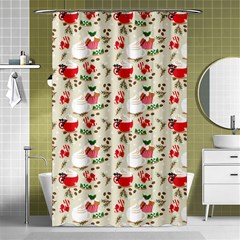 Coffee And Cupcake Shower Curtain 48  X 72  (small)  by designsbymallika