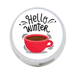 Hello Winter 4-port Usb Hub (two Sides) by designsbymallika