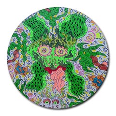 Supersonicfrog Round Mousepads by chellerayartisans