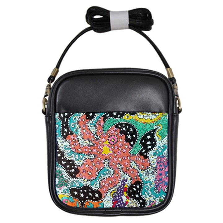 Supersonic Spaceopus Girls Sling Bag