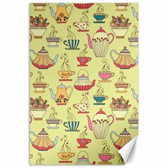 Etnic Cups Pattern Canvas 24  X 36  by designsbymallika