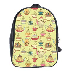 Etnic Cups Pattern School Bag (large) by designsbymallika