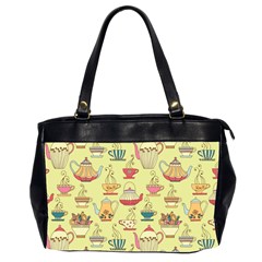 Etnic Cups Pattern Oversize Office Handbag (2 Sides) by designsbymallika