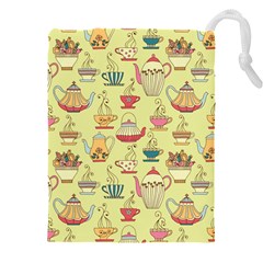 Etnic Cups Pattern Drawstring Pouch (5xl) by designsbymallika