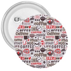 Coffee Love 3  Buttons by designsbymallika