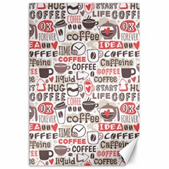 Coffee Love Canvas 20  X 30  by designsbymallika