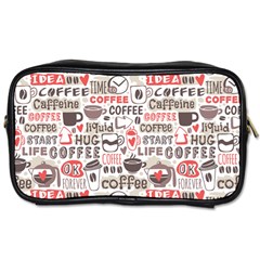 Coffee Love Toiletries Bag (one Side) by designsbymallika