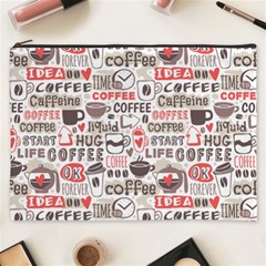 Coffee Love Cosmetic Bag (xxxl) by designsbymallika