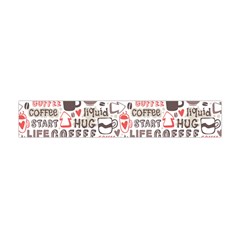 Coffee Love Flano Scarf (mini) by designsbymallika