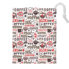 Coffee Love Drawstring Pouch (4xl) by designsbymallika