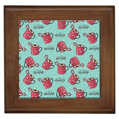 Hot Chocolate Hot Chocolate Framed Tile by designsbymallika