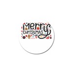 Merry Merry Golf Ball Marker (4 pack) Front