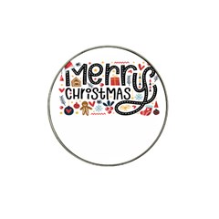 Merry Merry Hat Clip Ball Marker