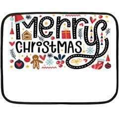 Merry Merry Double Sided Fleece Blanket (Mini) 