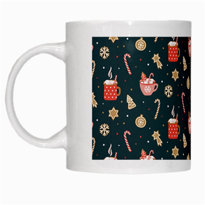 Winter Hot Coffee Winter Hot Coffee White Mugs