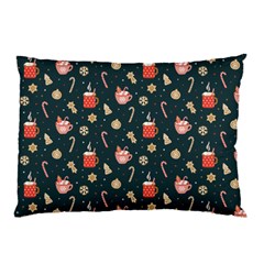 Winter Hot Coffee Winter Hot Coffee Pillow Case by designsbymallika