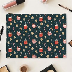 Winter Hot Coffee Winter Hot Coffee Cosmetic Bag (xl) by designsbymallika