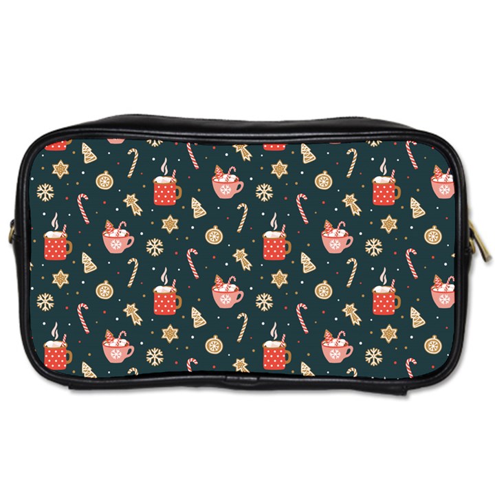 Winter Hot Coffee Winter Hot Coffee Toiletries Bag (Two Sides)