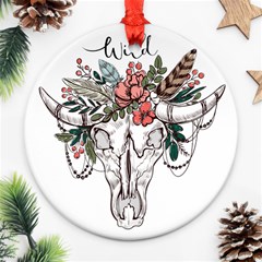 Wild Ornament (round) by designsbymallika