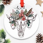 Wild Round Ornament (Two Sides) Front