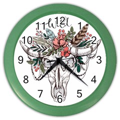 Wild Color Wall Clock by designsbymallika