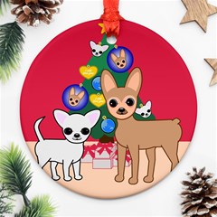 Issac And Coconut Ornament (round) by Satokina