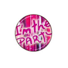 Party Concept Typographic Design Hat Clip Ball Marker (10 Pack) by dflcprintsclothing