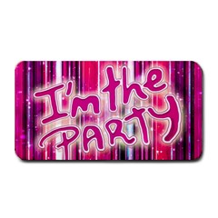 Party Concept Typographic Design Medium Bar Mats by dflcprintsclothing