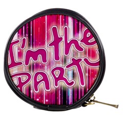 Party Concept Typographic Design Mini Makeup Bag