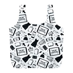 Online Shopping Full Print Recycle Bag (l) by designsbymallika