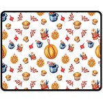 Muffins Love Muffins Love Double Sided Fleece Blanket (Medium)  58.8 x47.4  Blanket Front