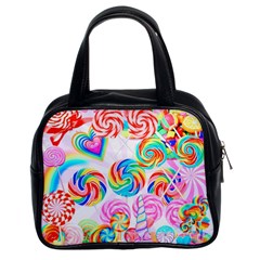 Candy Classic Handbag (two Sides) by DayDreamersBoutique