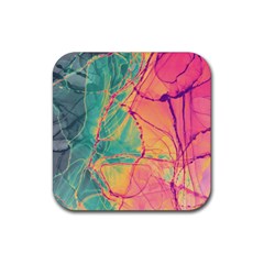 Alcohol Ink Rubber Coaster (square) 