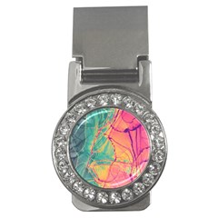 Alcohol Ink Money Clips (cz)  by Dazzleway